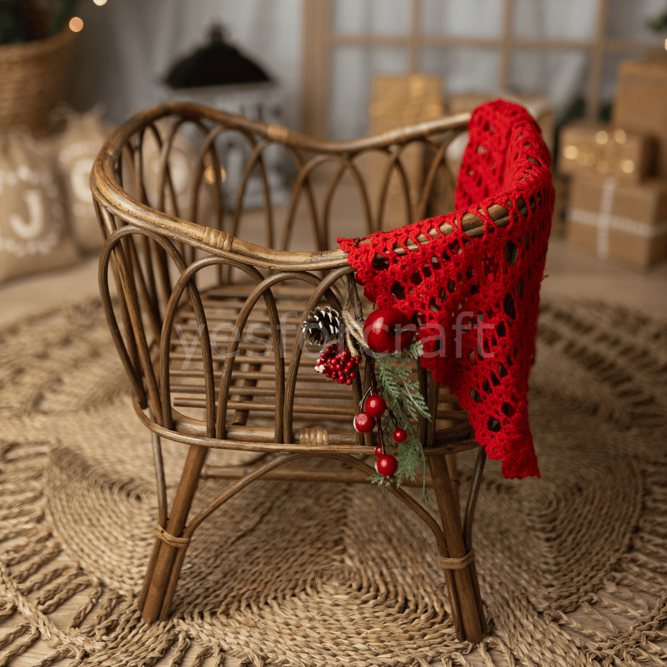 Rattan Yüksek Beşik